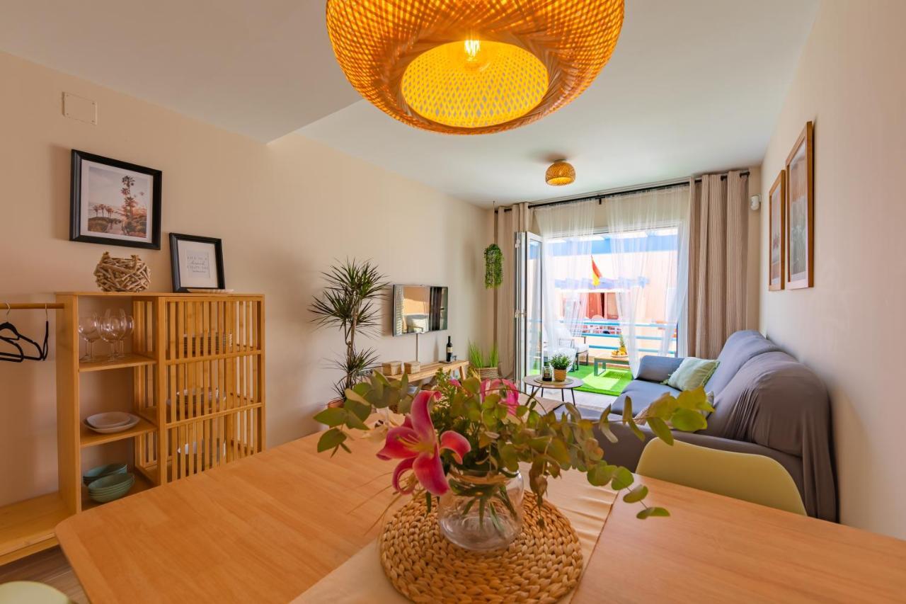 Beachfront, Pool, Terrace, Garage & Fibre Internet Tarifa Luaran gambar